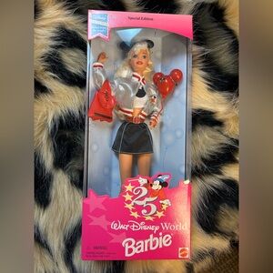 Like new vintage 25th anniversary Walt Disney World Barbie doll
